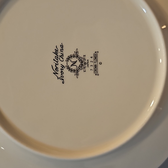 New Noritake Crown Flower 7324 Bread & Butter Plate Ivory China - Picture 5 of 7